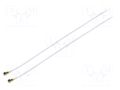 Cable; Colour: white; Len: 0.4m; Wire dia: 28.7mm; Type: angled HIROSE UFL2LPA068Y3TA400