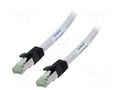 Patch cord; RJ45 plug,both sides; S/FTP; Cat 8; stranded; Cu; LSZH Goobay GOOBAY-55136