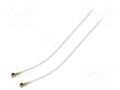 Cable; Colour: white; Len: 0.3m; Wire dia: 28.7mm; Type: angled HIROSE UFL-2LPA068Y3TA300