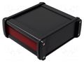 Enclosure: with panel; NoVoTronic; X: 126mm; Y: 120mm; Z: 49mm; black ROSE ROSE-07502010