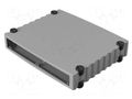 Enclosure: desktop; Tabletop; X: 324mm; Y: 268mm; Z: 55mm; aluminium ROSE ROSE-07700201