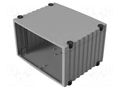 Enclosure: desktop; Tabletop; X: 324mm; Y: 268mm; Z: 193.5mm; grey ROSE ROSE-07700204
