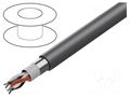 Wire; EcoCable Mini; 3x2x22AWG; shielded,Al-PET foil; MPPE; 300V ALPHA WIRE 78183-SL001
