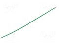 Heat shrink sleeve; glueless; 2: 1; 1.6mm; L: 1m; green; polyolefine TASKER GTM1608G