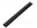 Heat shrink sleeve; glued; 40mm; L: 1m; black; Temp: -25÷125°C RADPOL RPKH1-40/16X1-C