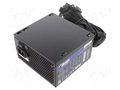 Power supply: computer; ATX; 800W; 3.3/5/12V; Features: fan 12cm AKYGA AK-C1-800