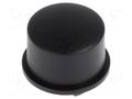 Button; 5G; round; black; Ø12mm; H: 6.7mm MEC MEC1US09