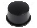 Button; 5G; round; black; Ø12mm; H: 6.7mm MEC MEC1US09