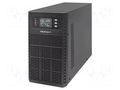 Power supply: UPS; 3000W; 3000VA; 230V; 392x190x320mm; 7Ah; 9÷42h QOLTEC QOLTEC-52282