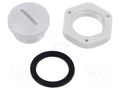 Stopper; PG9; polyamide; light grey; Thread: PG KRADEX ZCG-PG9J-PLUG-PA66