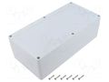 Enclosure: multipurpose; X: 120mm; Y: 240mm; Z: 75mm; ZP; light grey KRADEX ZP24012075J-PC