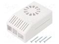 Enclosure: for computer; Raspberry Pi 4 B; ABS; white; X: 62mm KRADEX Z-PI4B-ABS