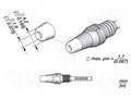 Tip: for desoldering irons; 4.2x1.9mm JBC TOOLS JBC-D530006