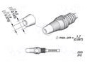 Tip: for desoldering irons; 4.2x1.9mm JBC TOOLS JBC-D530006