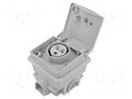 Connector: AC supply 3-phase; socket; female; 16A; 415VAC; Design PCE 883-6GV