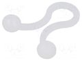 Cable clips; 5.1÷71mm; polyamide; natural; Cable P-clips ESSENTRA ESS-10036044
