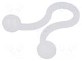 Cable clips; 5.1÷71mm; polyamide; natural; Cable P-clips ESSENTRA ESS-10036044