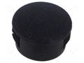 Stopper; H: 10.3mm; push-in,snap-fastener; Flange dia: 18.2mm ESSENTRA ESS-10407660