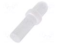 Fiber for LED; Ø3mm; L: 7.9mm; round; Front: convex; straight; PLP1 BIVAR PLP1-313
