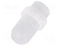 Fiber for LED; Ø1.3mm; L: 5mm; round; Front: flat; straight; PLPC1 BIVAR PLPC1-5MM