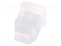 Fiber for LED; 2.3x2.3mm; L: 2.5mm; square; Front: convex; straight BIVAR PLPQ2-100