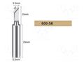 Tip; knife; 3.5mm; for soldering station BAKON BK600-SK