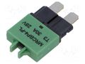 Fuse: thermal; 30A; 28VDC; automotive; 20.5mm ESKA 340033-MR