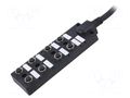 Splitter; A code-DeviceNet / CANopen; PIN: 5; IP67; 2A; 24V; 3m AMPHENOL LTW DB125A8CABDPS7B03