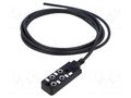 Distribution box; M8; PIN: 3; 3m; socket; 6A; IP67; IN: 4; OUT: 1 AMPHENOL LTW DB8-3A4CAB-SPS7B03