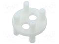 Spacer sleeve; LED; Øout: 6.4mm; ØLED: 3mm,5mm; L: 5.1mm; white BIVAR 450-200