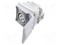 Connector: AC supply 3-phase; socket; female; 16A; 415VAC; Design PCE 884-6GV