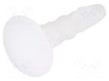 Assembly stud; polyamide; L: 9.5mm; snap fastener; Ø1: 4mm ESSENTRA ESS-10023822