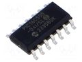 IC: PIC microcontroller; 20MHz; GPIO,ICSP; 2.5÷5.5VDC; SMD; SOIC14 MICROCHIP TECHNOLOGY PIC16C505-04I/SL