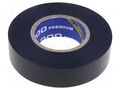 Tape: electrical insulating; W: 19mm; L: 18m; Thk: 0.18mm; black ANTICOR ANC-200P-19-18BK