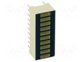 Display: LED; bargraph; red; 31000÷100000mcd; 25.4x10.16mm KINGBRIGHT ELECTRONIC DC-10SURKWA
