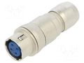 Connector: circular; HR10; push-pull; plug; 2A; gold-plated; PIN: 4 HIROSE HR10-7J-4S-73