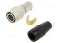 Connector: circular; HR10; push-pull; plug; 2A; silver plated; 7mm HIROSE HR10A-10P-12S-74