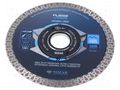 Cutting diamond wheel; Ø: 125mm; Holder: assembly hole; 22.23mm NOZAR DIAMANTWERKZEUGE NOZAR-PL6700301