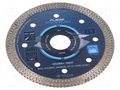 Cutting diamond wheel; Ø: 115mm; Øhole: 22.23mm; Fliese Titan NOZAR DIAMANTWERKZEUGE NOZAR-PL6720100