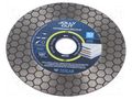 Cutting diamond wheel; Ø: 125mm; Øhole: 22.23mm; Disc thick: 1.6mm NOZAR DIAMANTWERKZEUGE NOZAR-PL6720203
