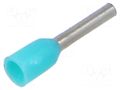 Tip: bootlace ferrule; insulated; copper; 0.34mm2; 6mm; tinned ERKO TE-0.34-6/100
