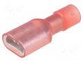 Terminal: flat; 6.3mm; 0.8mm; female; 0.75÷1.25mm2; crimped NICHIFU TMEDN630809-FA