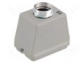 Enclosure for connectors: HDC; Type: high; Gland: PG42 HARTING 09300480442