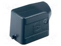 Enclosure for connectors: HDC; size 6B; for cable; Han® M; angled HARTING 19370061541