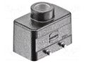 Enclosure: for HDC connectors; Han® M; size 10B; zinc alloy; IP65 HARTING 19370101420