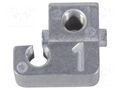 Reducer adapter; DIN-Signal fixing bracket C 15 Pos 1 HARTING 09030009980