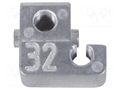 Reducer adapter; DIN-Signal fixing bracket C 15 Pos 32 HARTING 09030009981