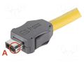 Connector: ix Industrial; plug; ix Industrial®; female; PIN: 10; A HARTING 09451812561XL