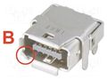 Connector: ix Industrial; socket; ix Industrial®; male; PIN: 10; B HARTING 09452819001333