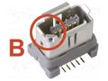 Connector: ix Industrial; socket; ix Industrial®; male; PIN: 10; B HARTING 09452819002